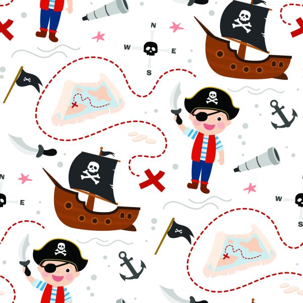 Behang Piraten Nee - Afbeelding 2