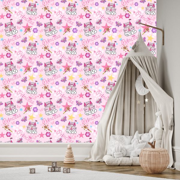 Behang Prinses Wereld - Afbeelding 3