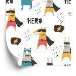 Behang Dieren Superhelden
