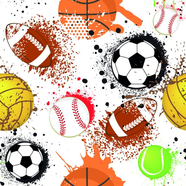 Behang Ballen In Sport - Afbeelding 2