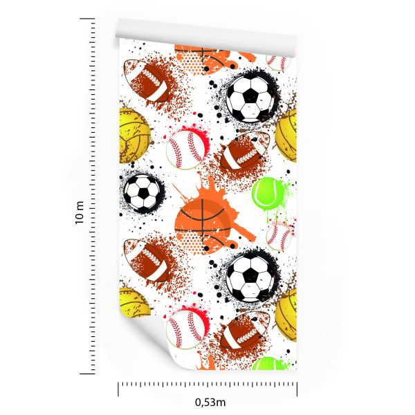 Behang Ballen In Sport - Afbeelding 8