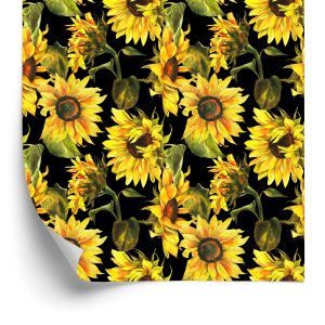 Behang Zonnebloemen