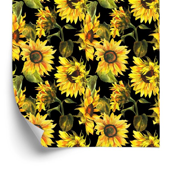 Behang Zonnebloemen