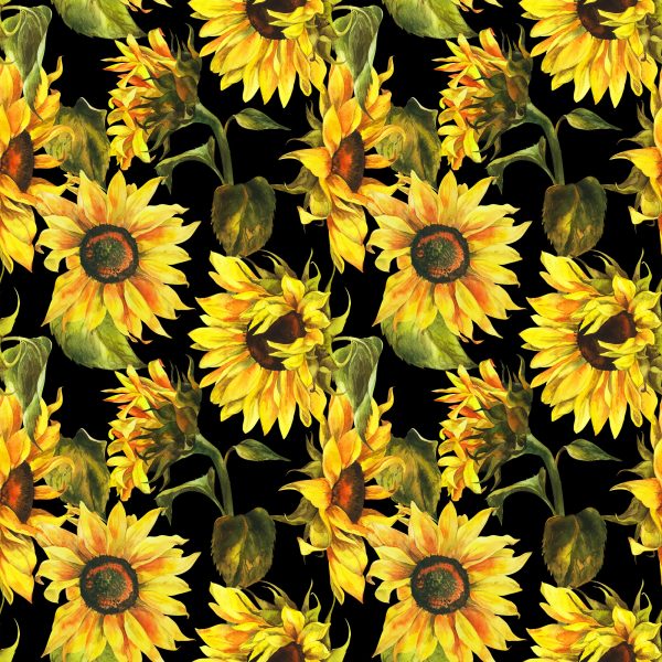Behang Zonnebloemen - Afbeelding 2