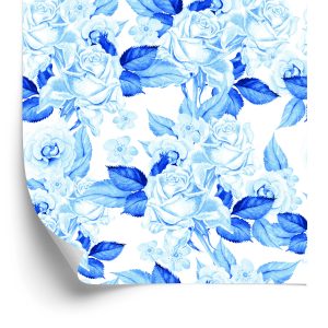 Behang Bloemen, Rozen, Bladeren, Planten, Natuur