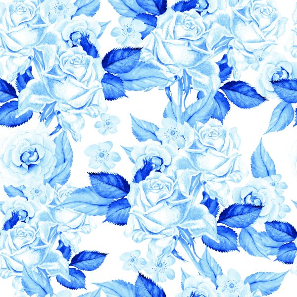 Behang Bloemen, Rozen, Bladeren, Planten, Natuur - Afbeelding 2