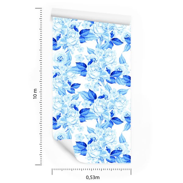 Behang Bloemen, Rozen, Bladeren, Planten, Natuur - Afbeelding 8