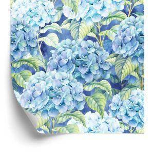 Behang Hortensia Met Bladeren