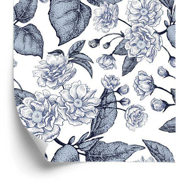 Behang Pruimenbloemen