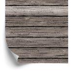 Behang Vervaagde Gebarsten Houten Plank