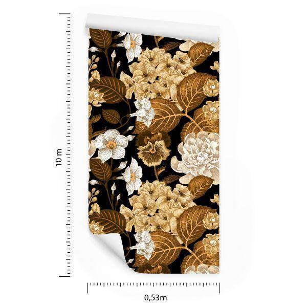 Behang Boeket Tuinbloemen - Afbeelding 8