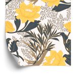 Behang Chrysanten En Pioenrozen