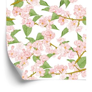 Behang Lente Kersenbloesems