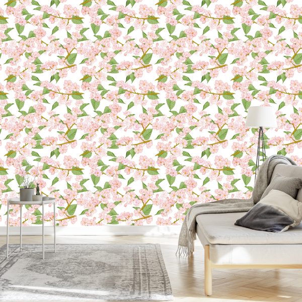 Behang Lente Kersenbloesems - Afbeelding 3
