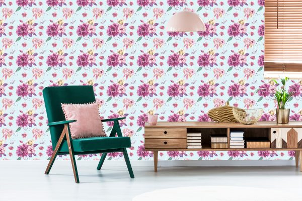 Behang Vintage Bloemboeket - Afbeelding 6