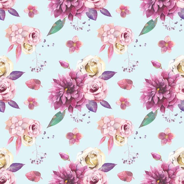 Behang Vintage Bloemboeket - Afbeelding 2