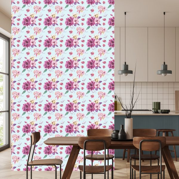 Behang Vintage Bloemboeket - Afbeelding 4