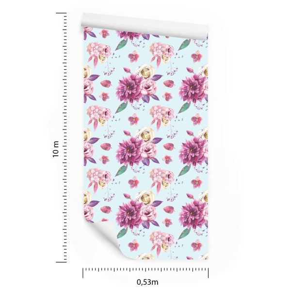 Behang Vintage Bloemboeket - Afbeelding 8