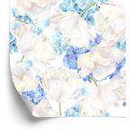 Behang Tulpen Met Hortensia