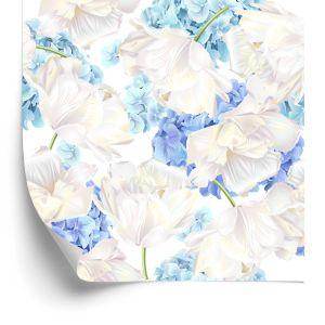 Behang Tulpen Met Hortensia
