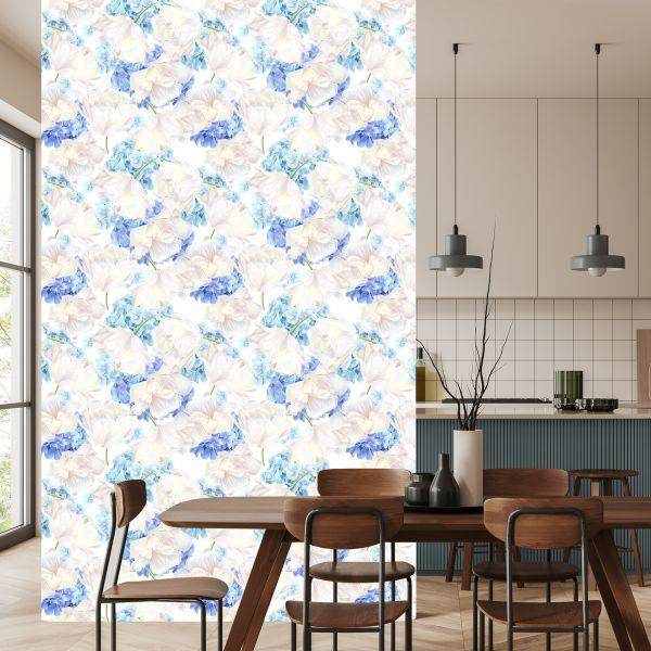 Behang Tulpen Met Hortensia - Afbeelding 4