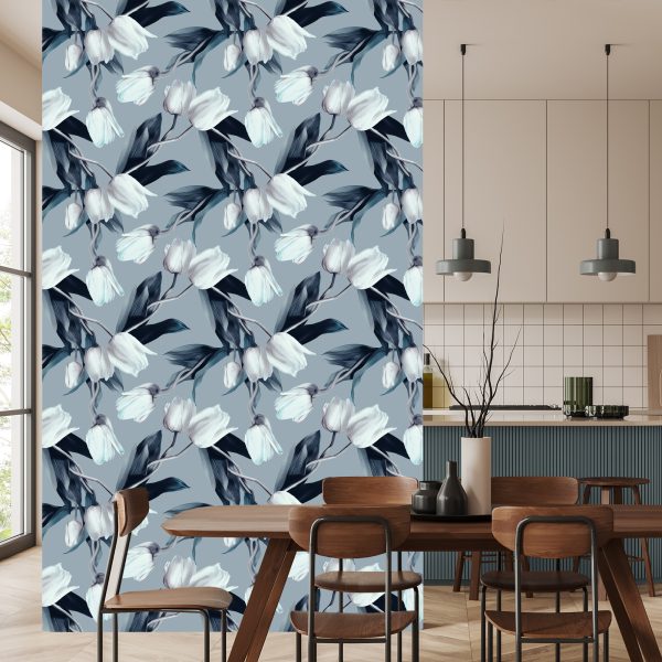 Behang Geschilderde Tulpen - Afbeelding 4