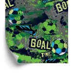 Behang Voetbal En Inscripties