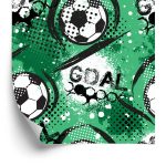 Behang Modieus Voetbalpatroon