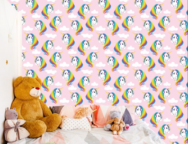Behang Regenboog Eenhoorns - Afbeelding 6