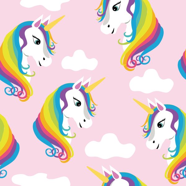 Behang Regenboog Eenhoorns - Afbeelding 2