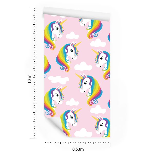 Behang Regenboog Eenhoorns - Afbeelding 8