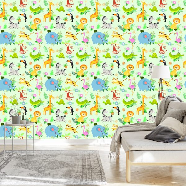 Behang Safari Dieren - Afbeelding 3