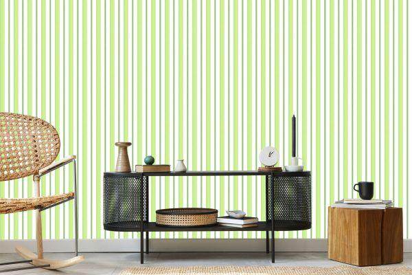 Behang Verticale Retro Strepen - Afbeelding 5