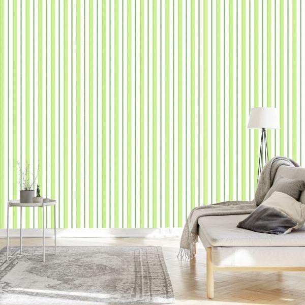 Behang Verticale Retro Strepen - Afbeelding 3