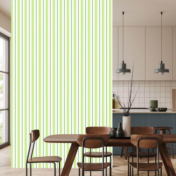 Behang Verticale Retro Strepen - Afbeelding 4