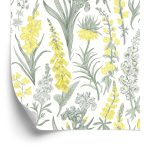 Behang Prachtige Bloemen In Vintage Stijl