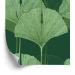 Behang Groene Bladeren