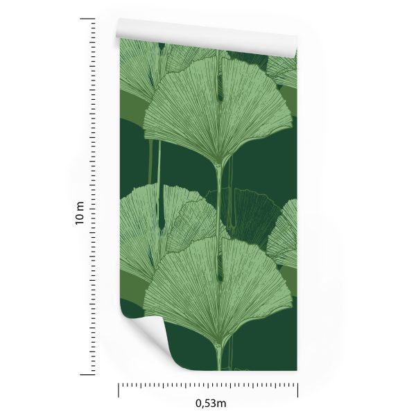 Behang Groene Bladeren - Afbeelding 8