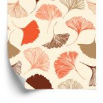 Behang Bladeren In Herfstkleuren