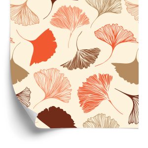 Behang Bladeren In Herfstkleuren
