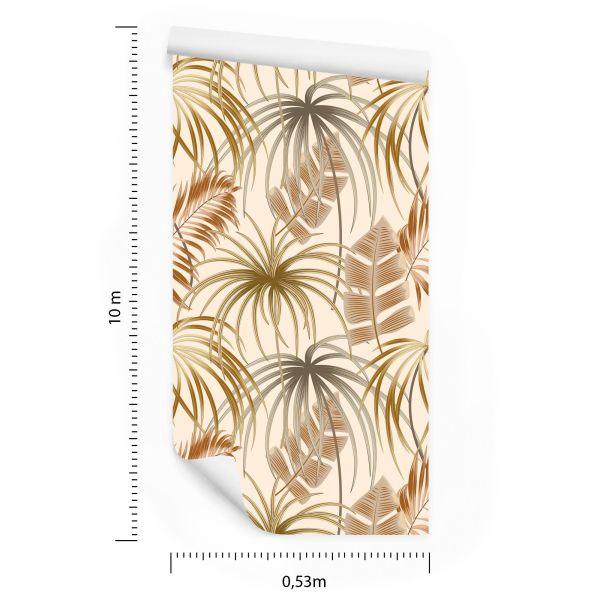 Behang Bladeren In Boho-Stijl - Afbeelding 8