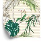 Behang Groene Bladeren En Palmbomen