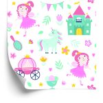 Behang Voor Kinderen - Eenhoorns En Prinsessen