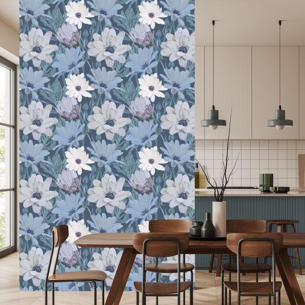 Behang Mooie Madeliefjes In Pastelkleuren - Afbeelding 4