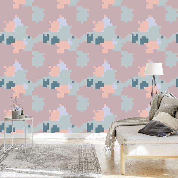 Behang Mooie Madeliefjes In Pastelkleuren - Afbeelding 3