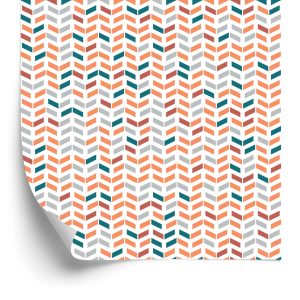 Behang Kleurrijke Geometrische Patronen