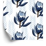 Behang Protei Bloemen
