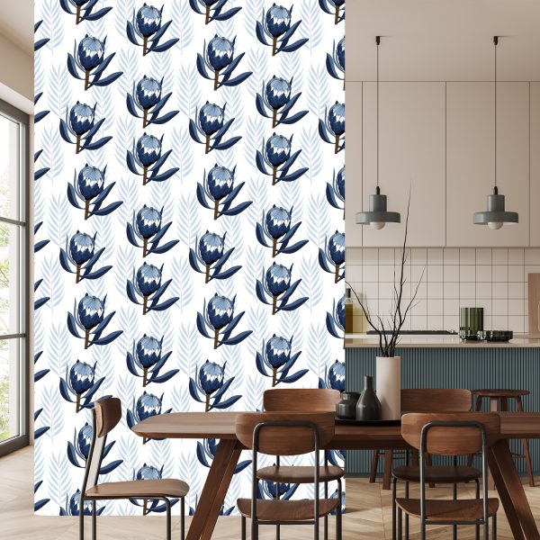 Behang Protei Bloemen - Afbeelding 4