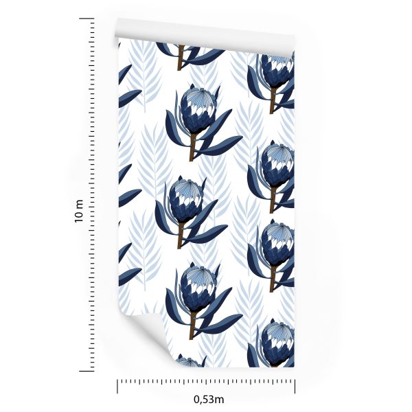 Behang Protei Bloemen - Afbeelding 8