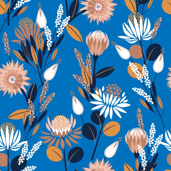 Behang Kleurrijke Bloemen - Afbeelding 2